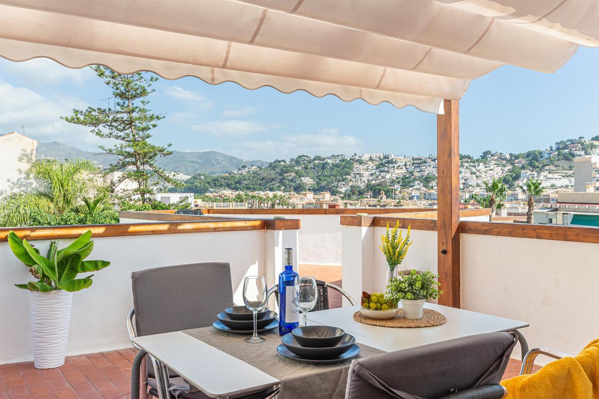 AlmuñécarCasa Lola Preciosa Azotea Vistas Panoramicasアパートメント エクステリア 写真
